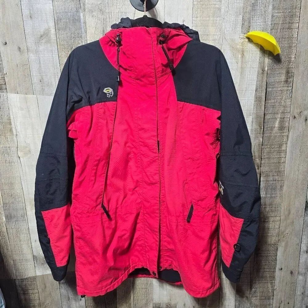 Mountain Hardwear Conduit Vintage Red Black Coat Womans 12